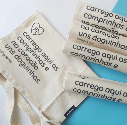 ecobag comprinhas cachorro