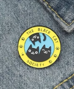 pin the black cat society