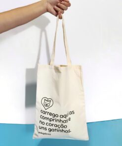 ecobag comprinhas gato