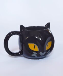 caneca gato preto